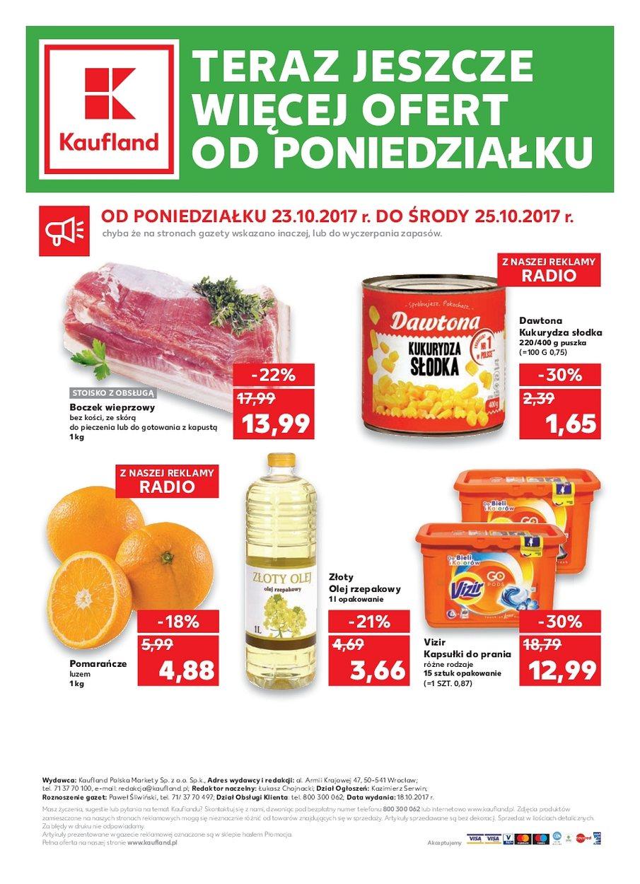 Gazetka promocyjna Kaufland do 25/10/2017 str.2