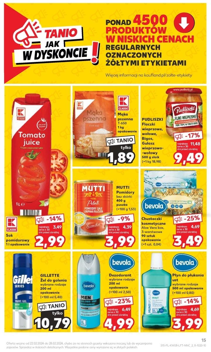 Gazetka promocyjna Kaufland do 28/02/2024 str.15