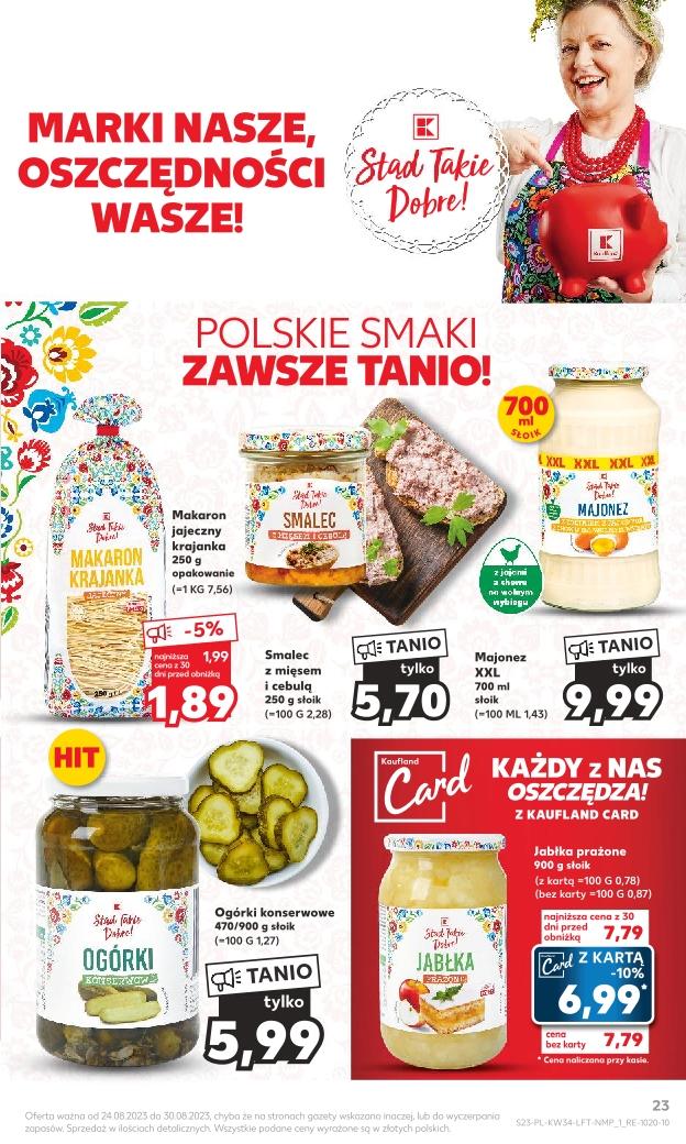 Gazetka promocyjna Kaufland do 30/08/2023 str.23