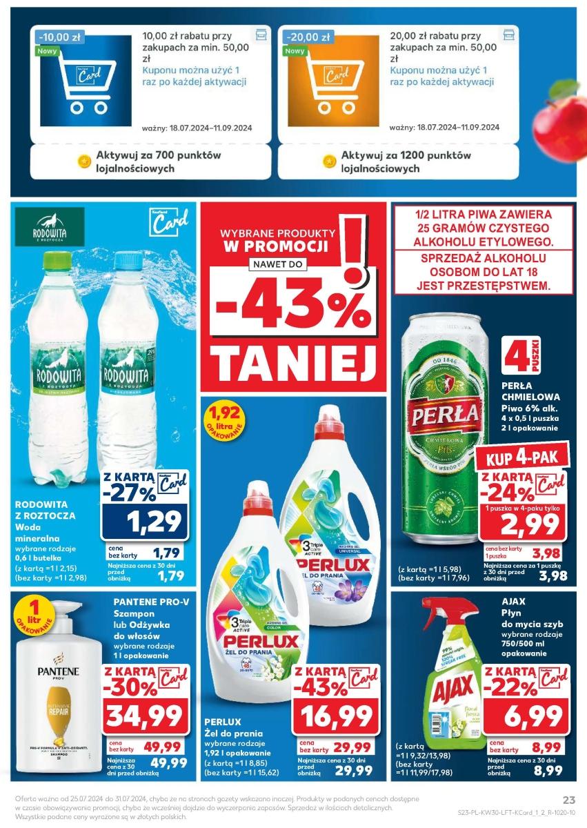 Gazetka promocyjna Kaufland do 31/07/2024 str.23