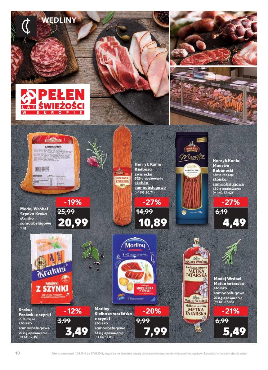 Gazetka promocyjna Kaufland do 17/01/2018 str.10