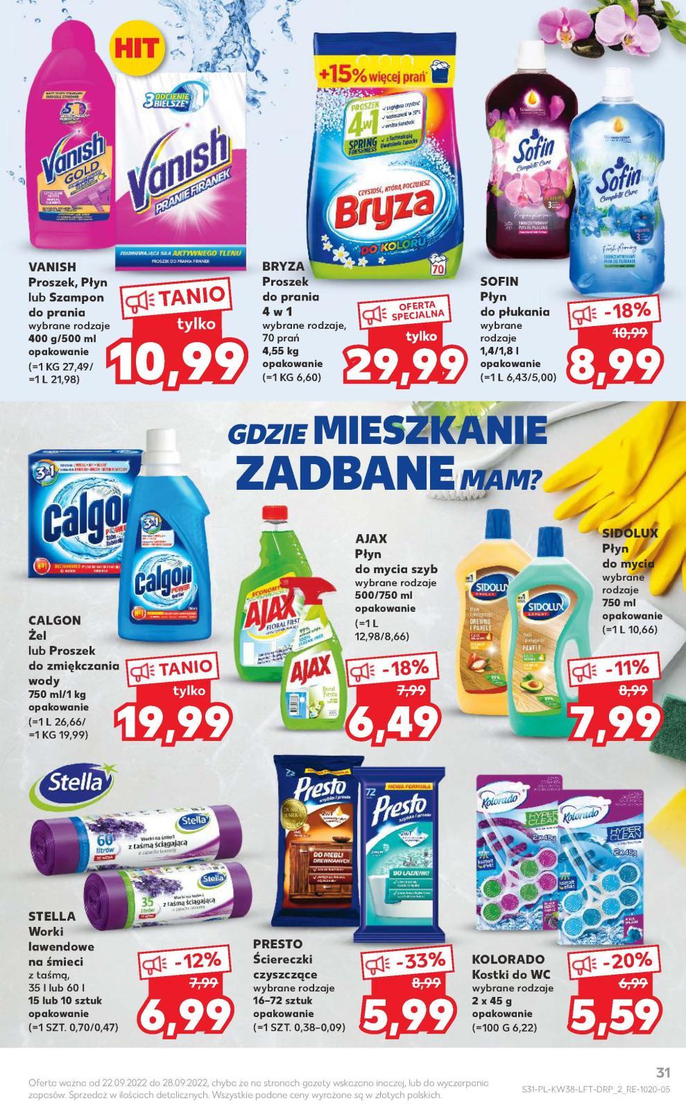 Gazetka promocyjna Kaufland do 28/09/2022 str.31