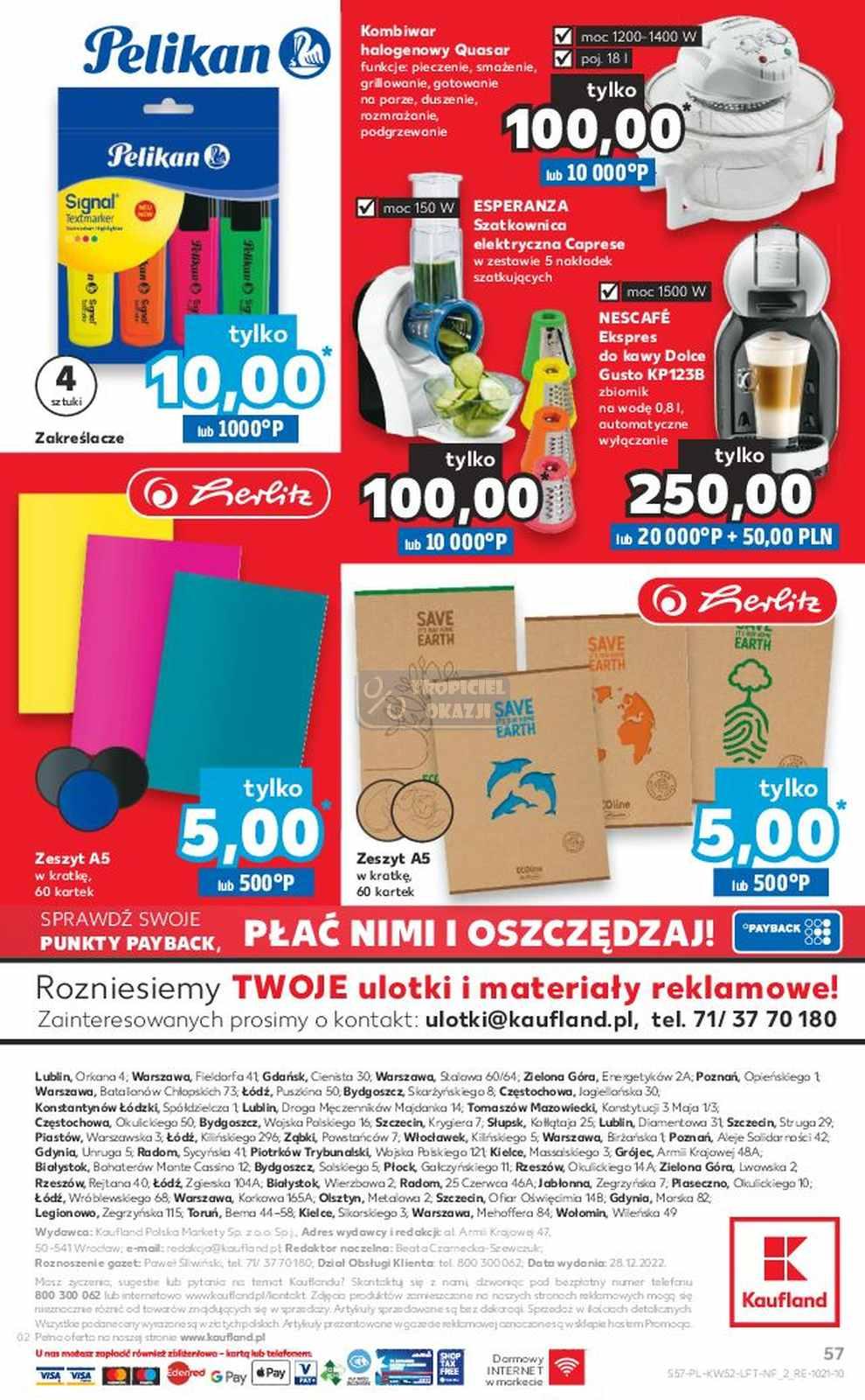 Gazetka promocyjna Kaufland do 31/12/2022 str.57