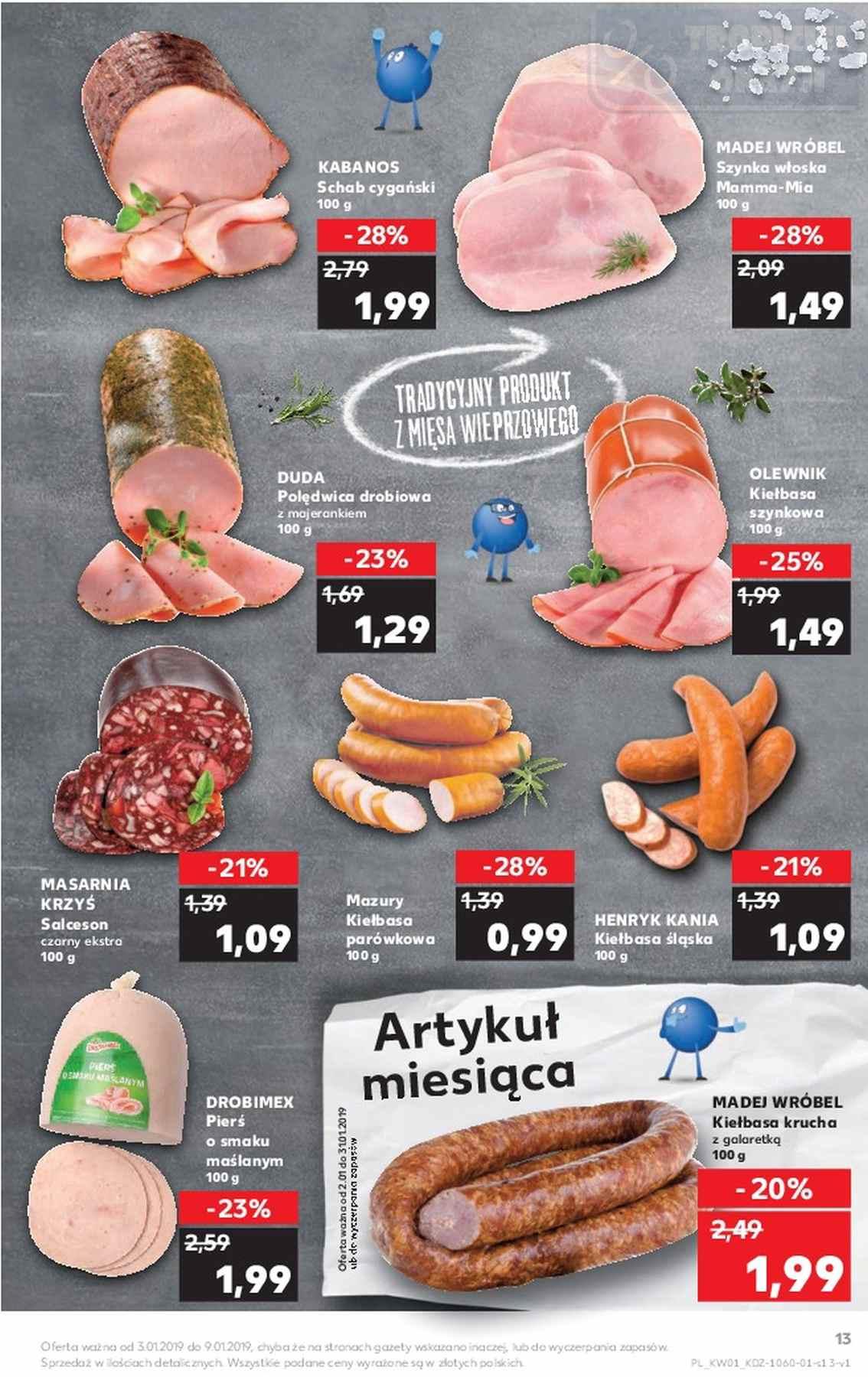 Gazetka promocyjna Kaufland do 09/01/2019 str.13