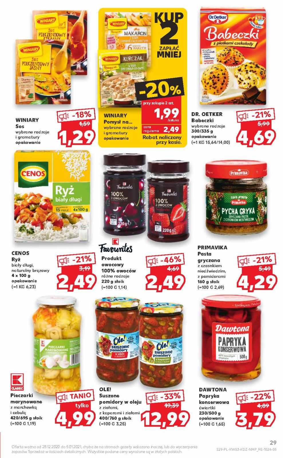 Gazetka promocyjna Kaufland do 05/01/2021 str.29