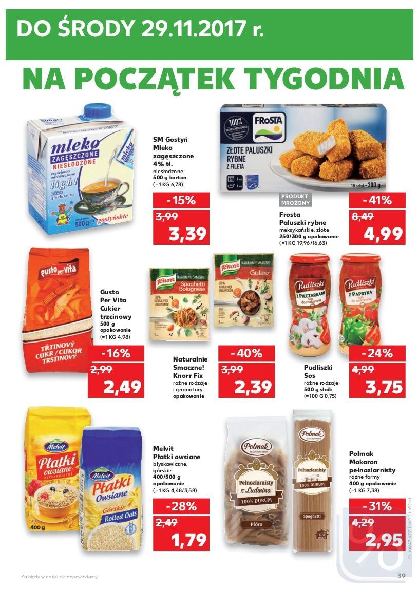 Gazetka promocyjna Kaufland do 29/11/2017 str.39