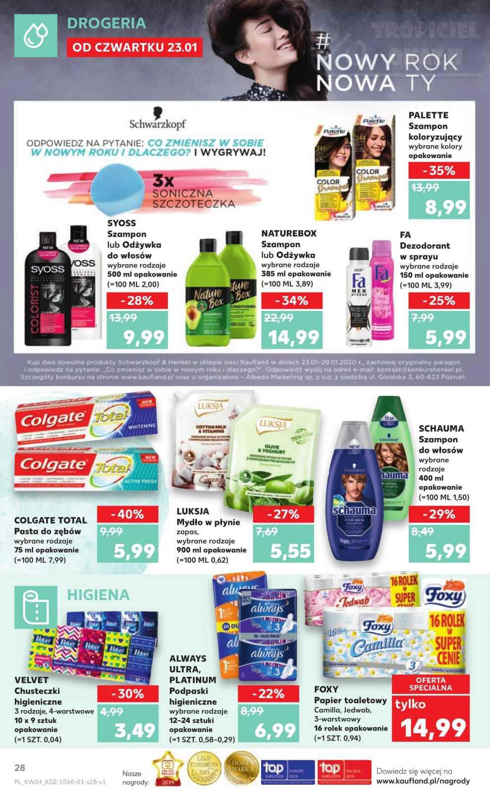 Gazetka promocyjna Kaufland do 29/01/2020 str.28