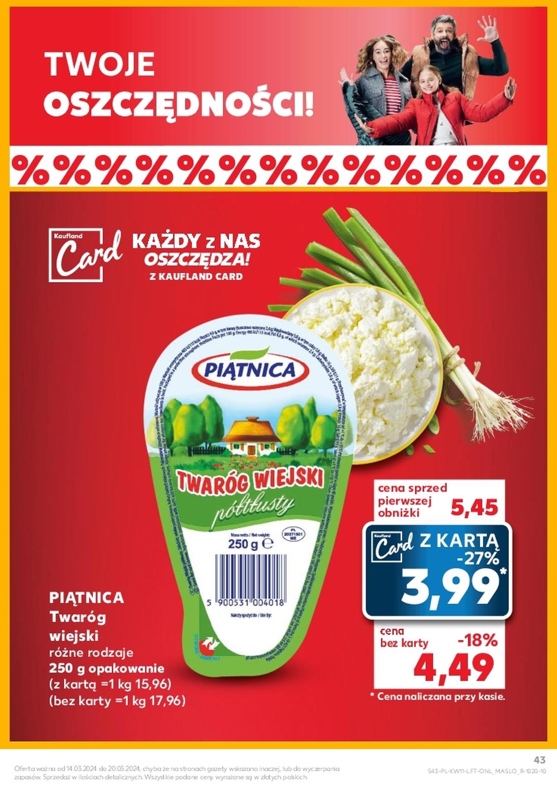 Gazetka promocyjna Kaufland do 20/03/2024 str.43