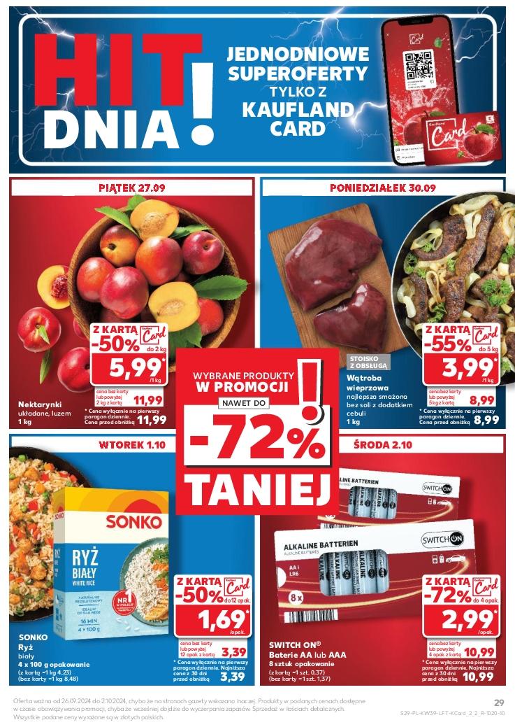 Gazetka promocyjna Kaufland do 02/10/2024 str.29