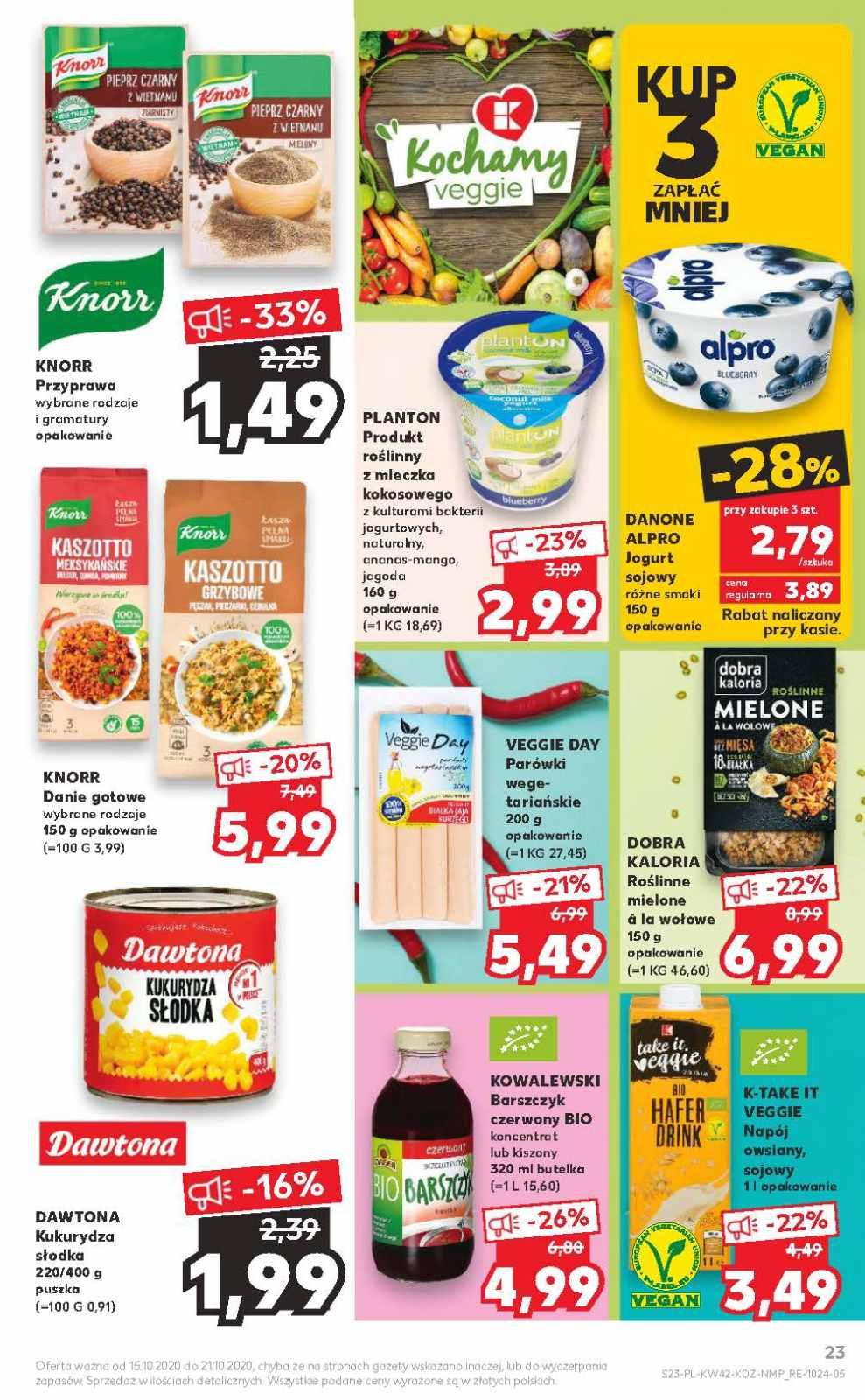 Gazetka promocyjna Kaufland do 21/10/2020 str.23