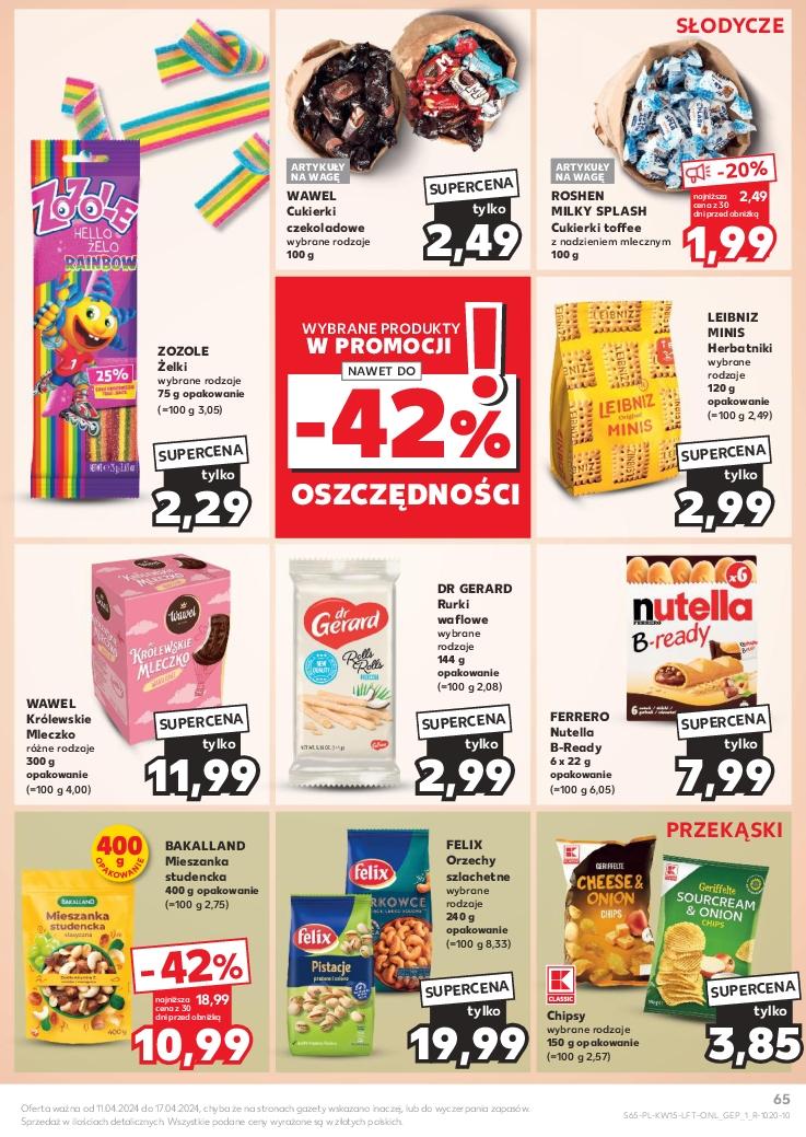 Gazetka promocyjna Kaufland do 17/04/2024 str.65