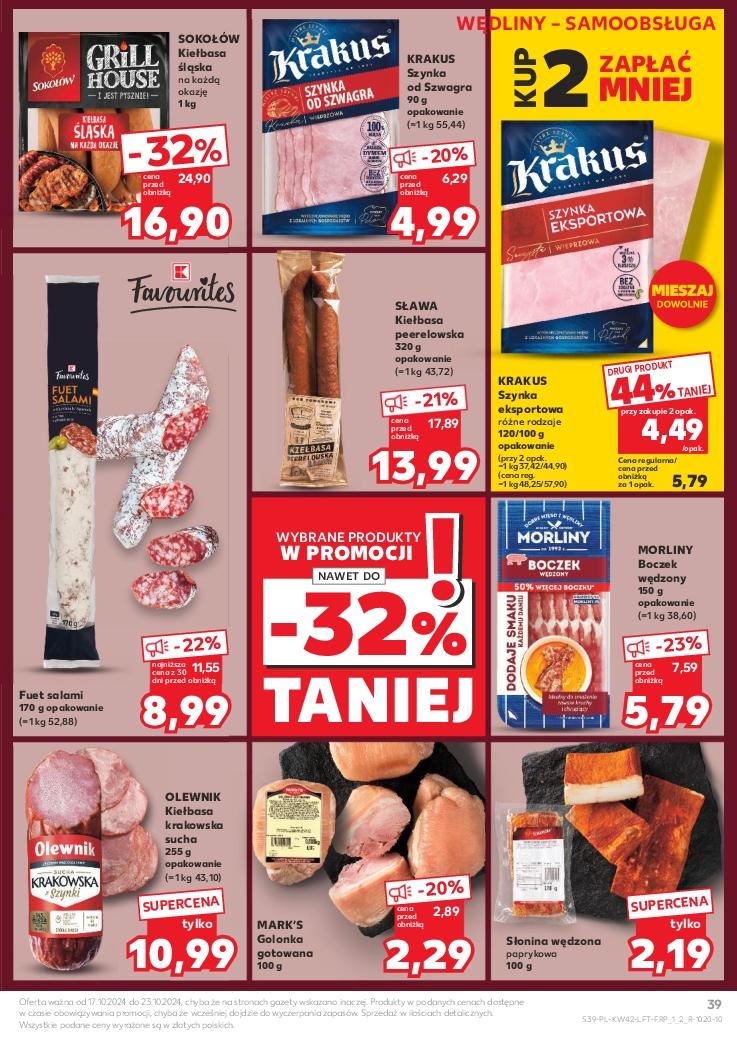 Gazetka promocyjna Kaufland do 23/10/2024 str.39