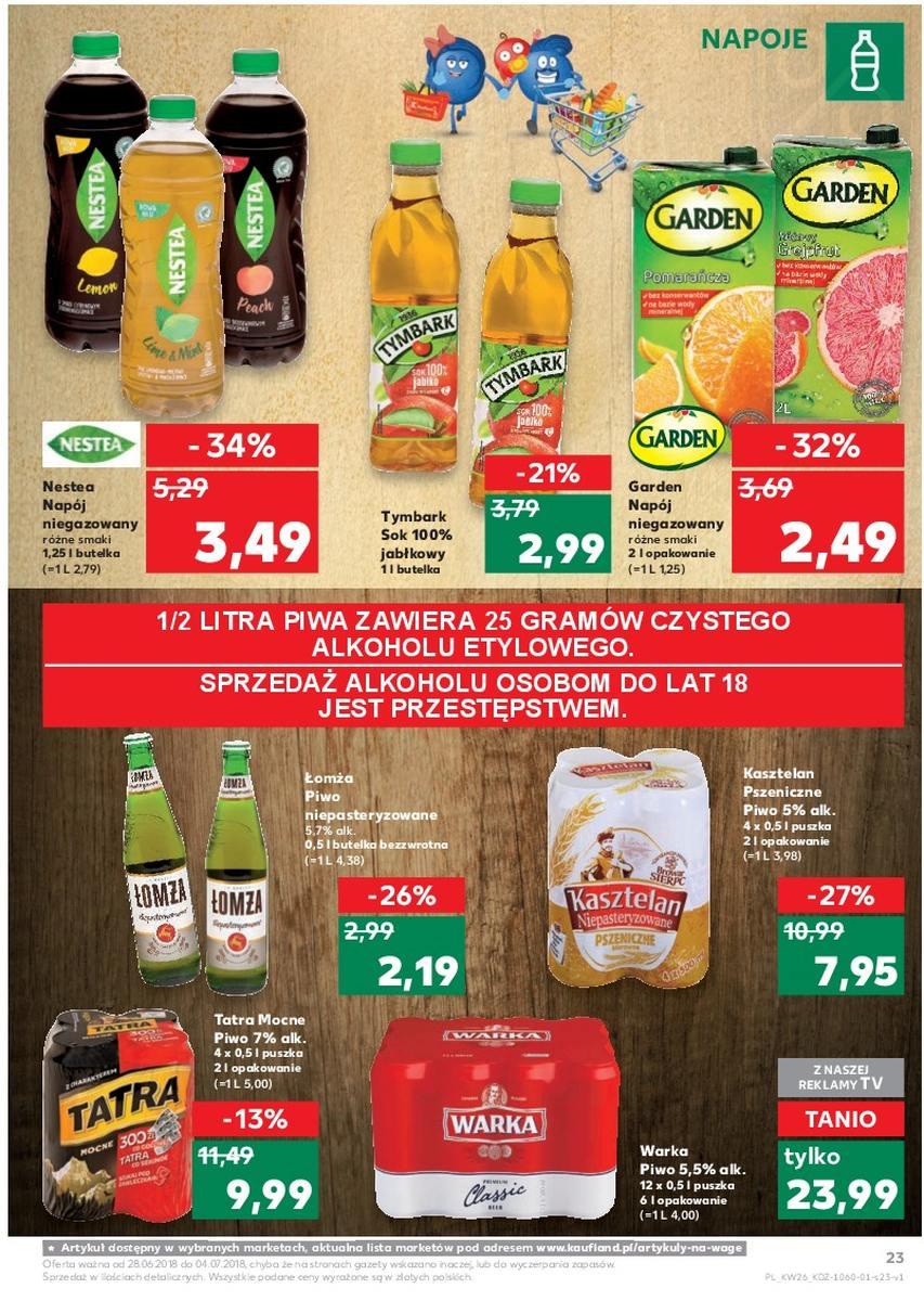 Gazetka promocyjna Kaufland do 04/07/2018 str.23