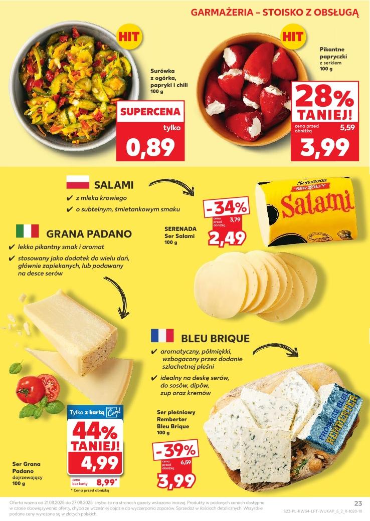 Gazetka promocyjna Kaufland do 27/08/2025 str.23
