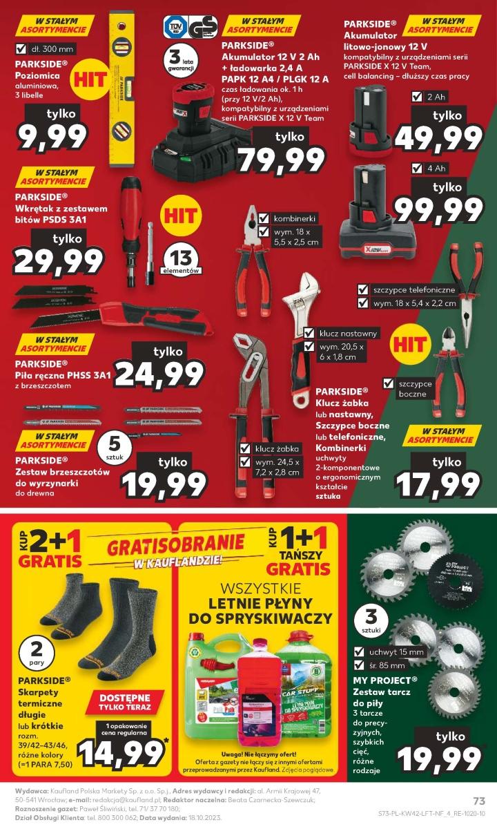 Gazetka promocyjna Kaufland do 25/10/2023 str.73