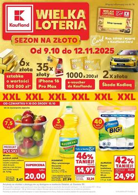 Kaufland gazetka - od 09/10/2025 do 15/10/2025