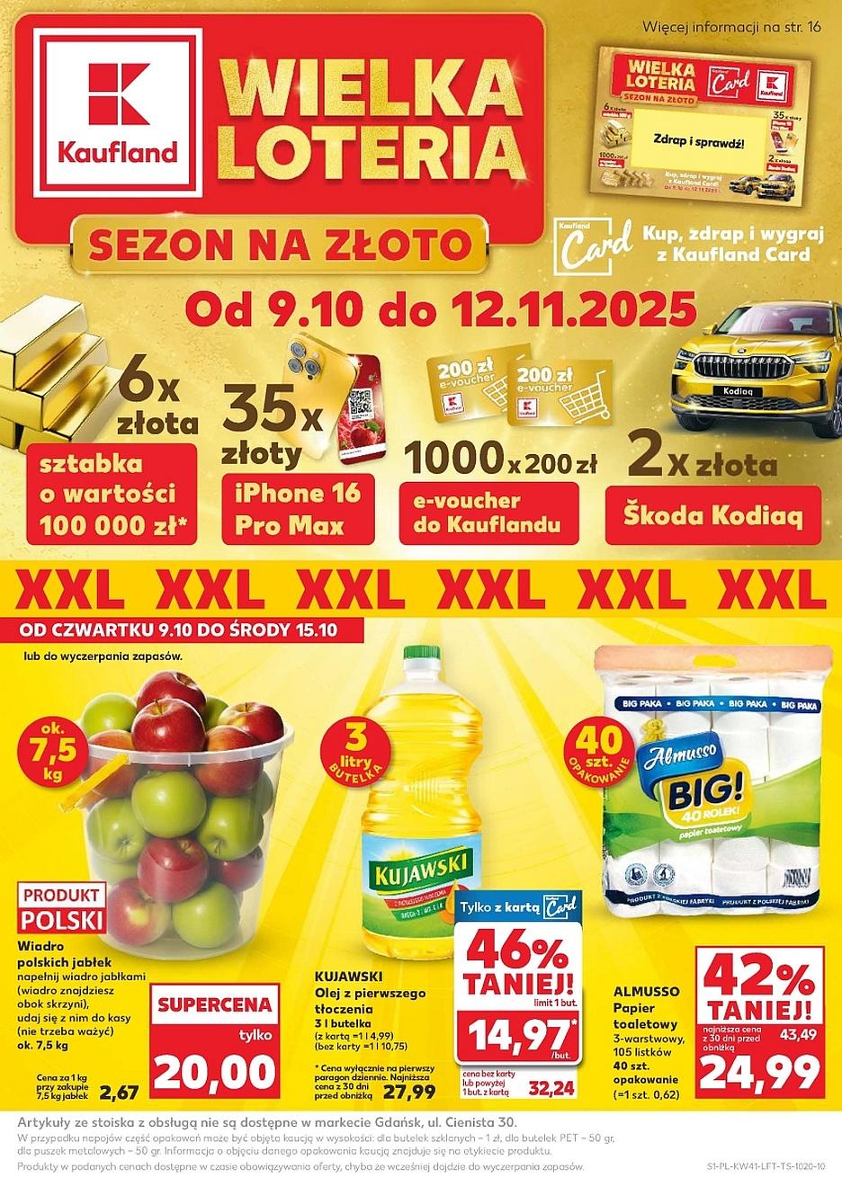 Gazetka promocyjna Kaufland do 15/10/2025 str.1