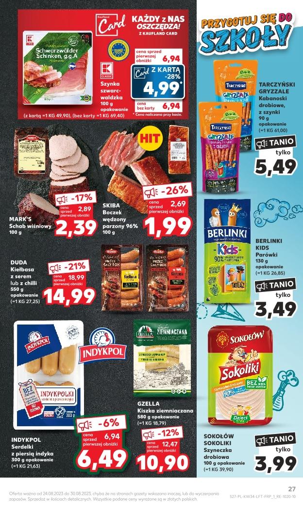 Gazetka promocyjna Kaufland do 30/08/2023 str.27