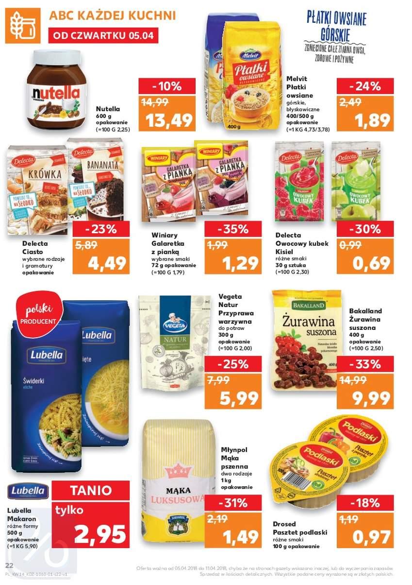 Gazetka promocyjna Kaufland do 11/04/2018 str.22