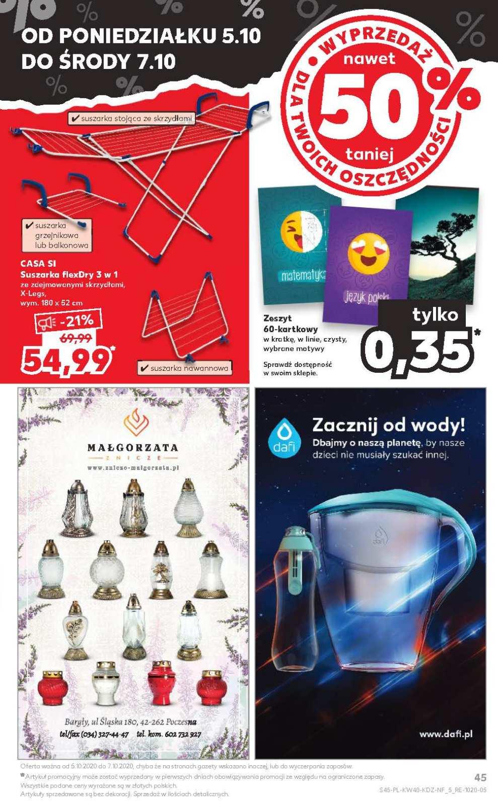 Gazetka promocyjna Kaufland do 07/10/2020 str.45