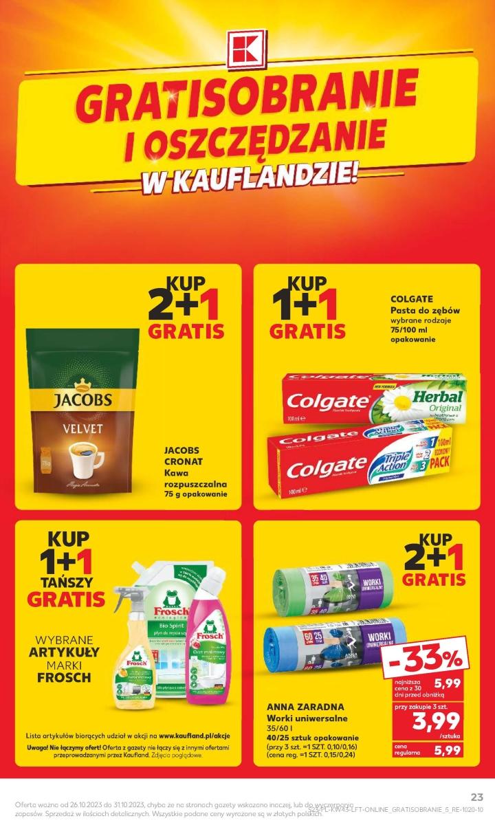 Gazetka promocyjna Kaufland do 31/10/2023 str.23