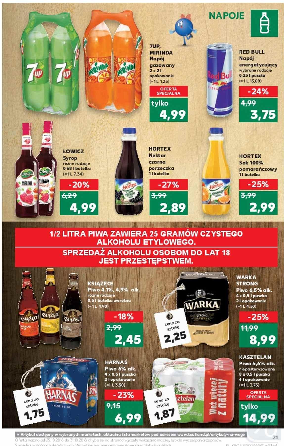 Gazetka promocyjna Kaufland do 31/10/2018 str.21