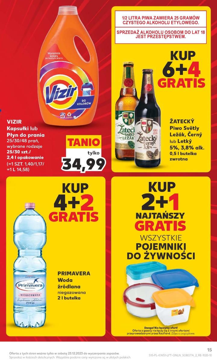 Gazetka promocyjna Kaufland do 27/12/2023 str.15