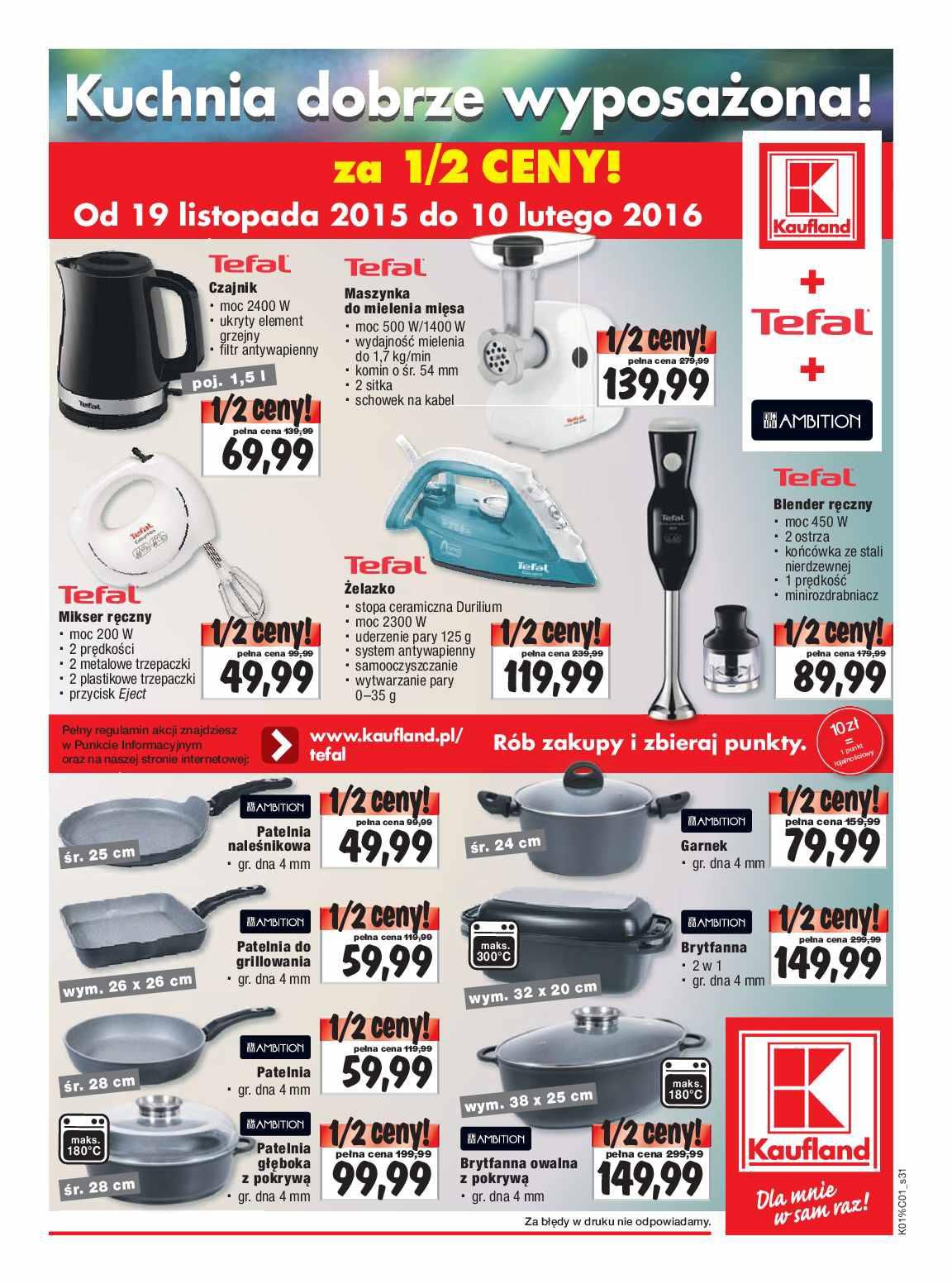 Gazetka promocyjna Kaufland do 05/01/2016 str.31