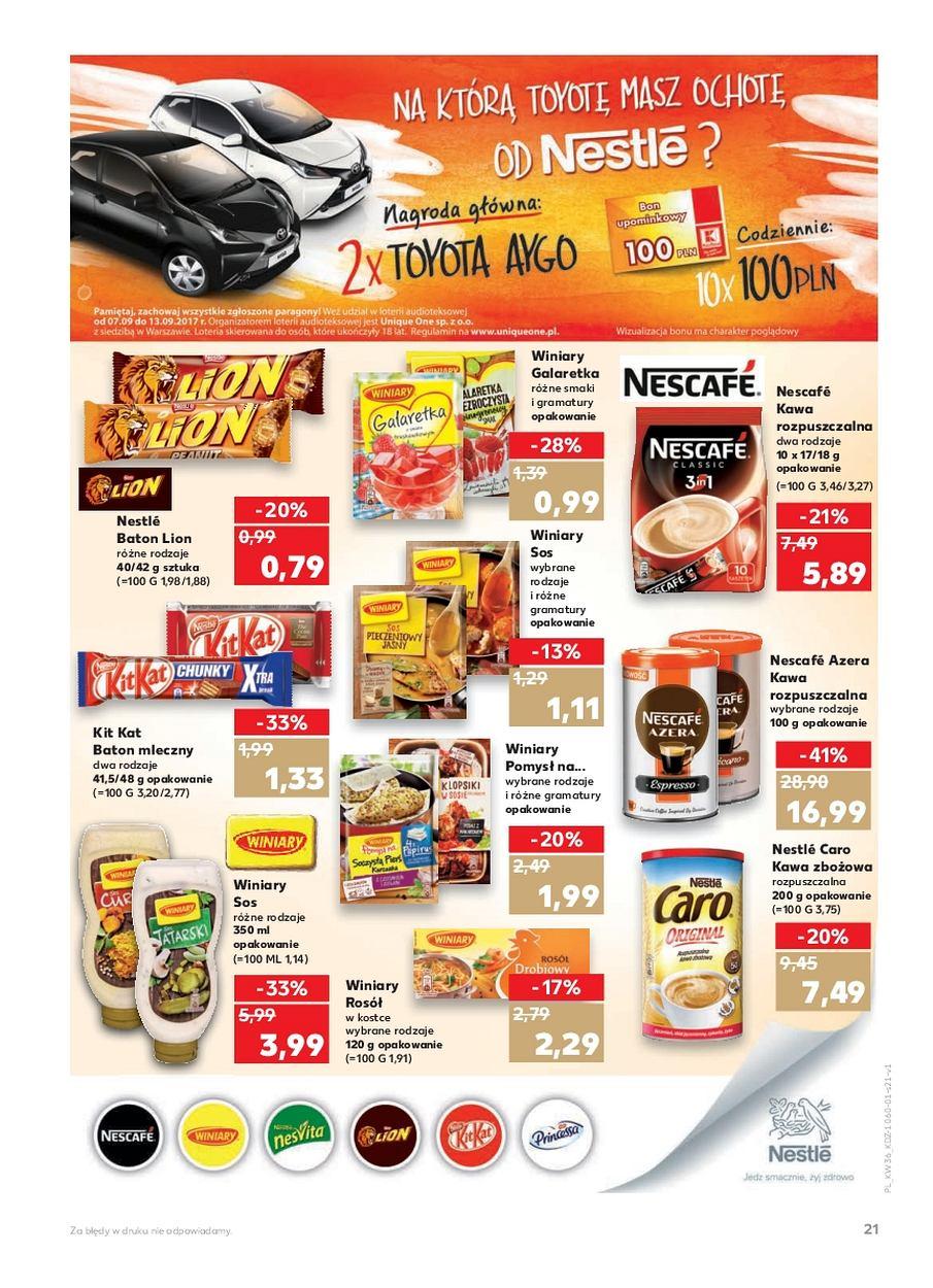 Gazetka promocyjna Kaufland do 13/09/2017 str.21