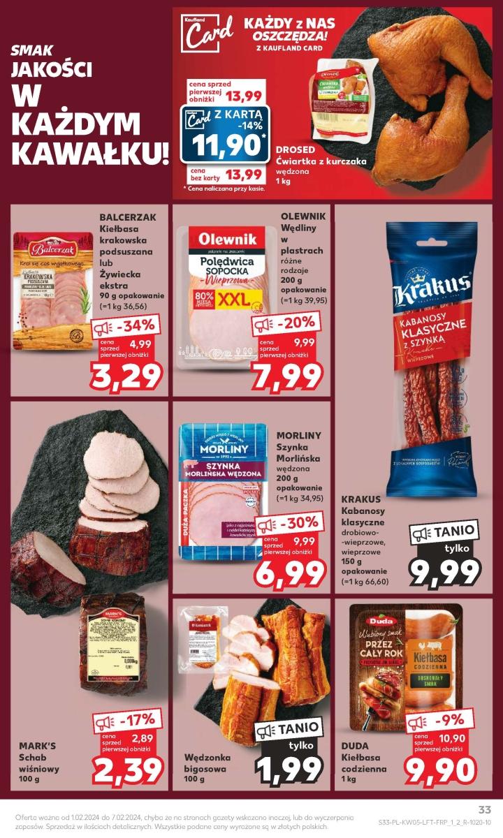 Gazetka promocyjna Kaufland do 07/02/2024 str.33