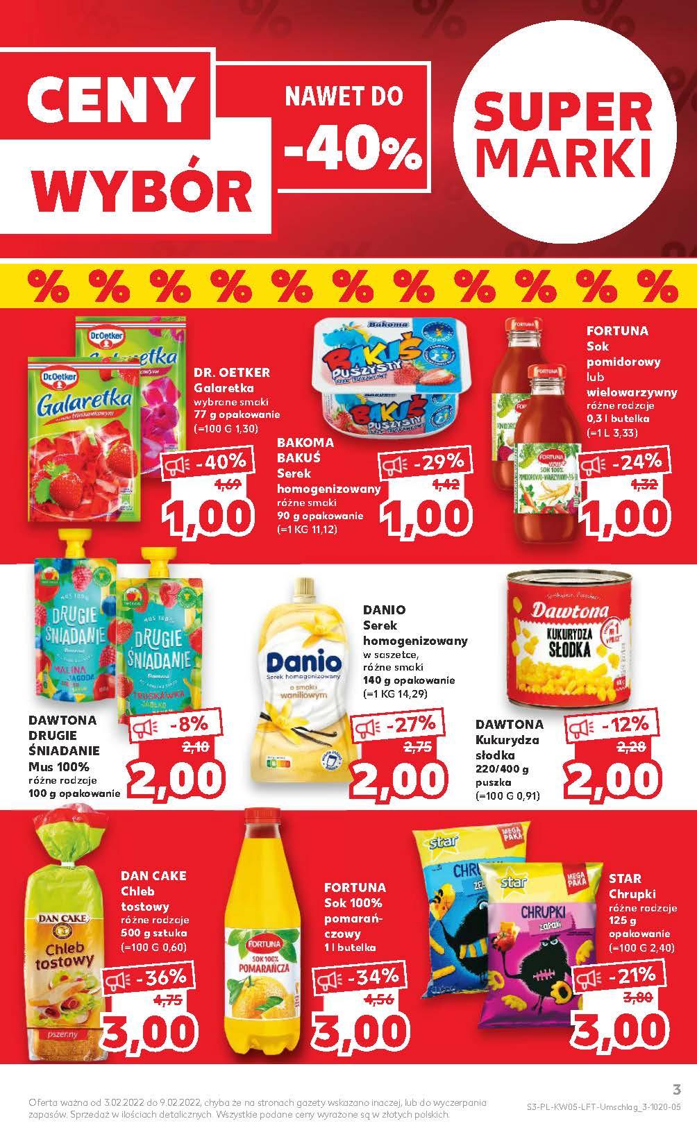 Gazetka promocyjna Kaufland do 09/02/2022 str.3