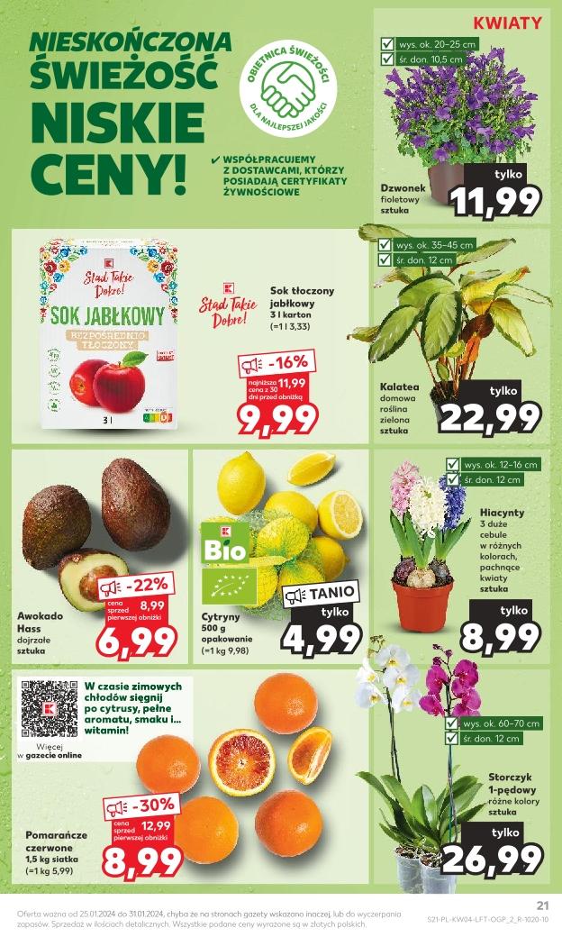 Gazetka promocyjna Kaufland do 31/01/2024 str.21