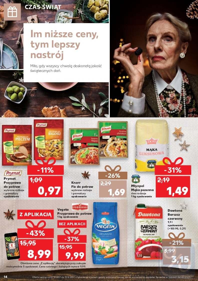 Gazetka promocyjna Kaufland do 13/12/2017 str.14