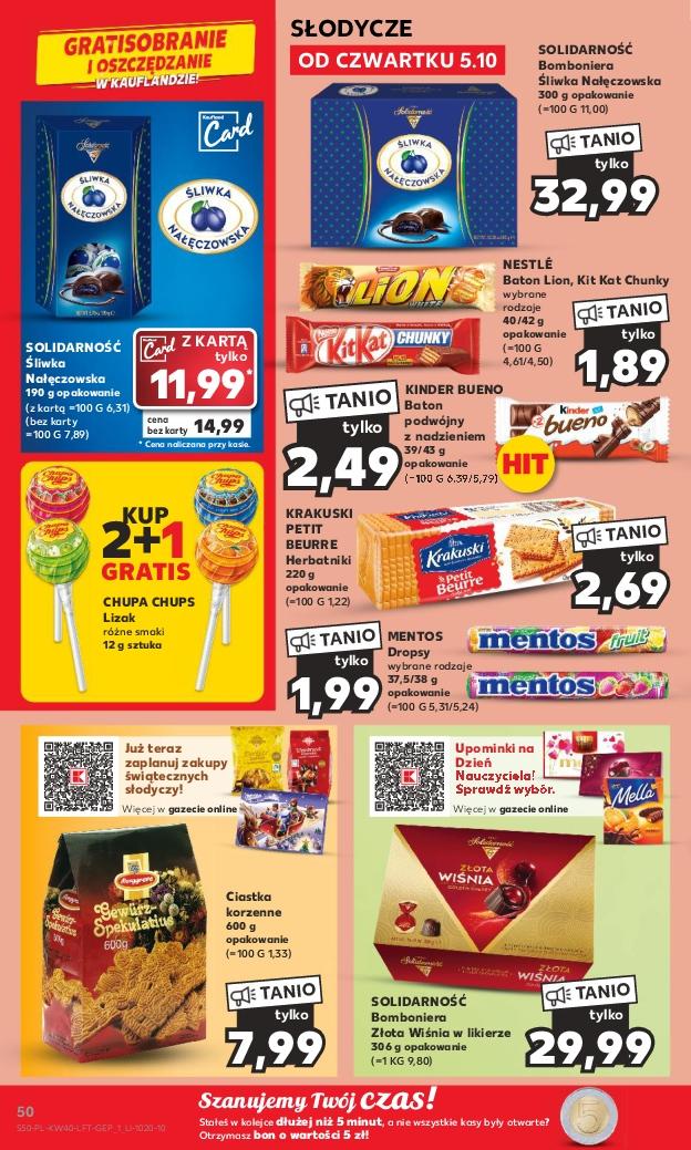 Gazetka promocyjna Kaufland do 11/10/2023 str.50