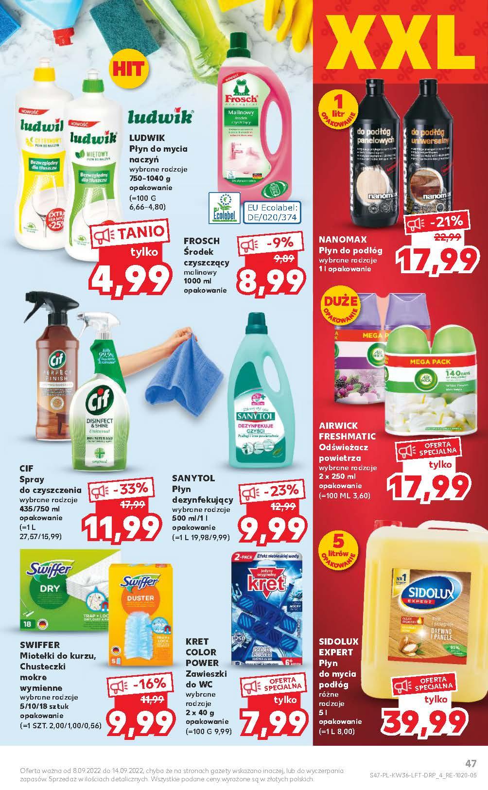 Gazetka promocyjna Kaufland do 14/09/2022 str.47