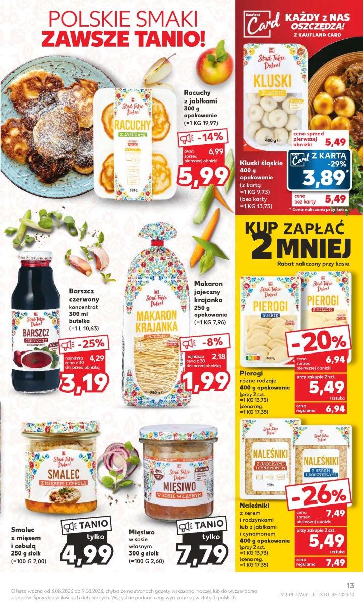 Gazetka promocyjna Kaufland do 09/08/2023 str.13