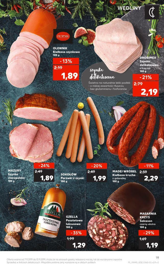 Gazetka promocyjna Kaufland do 13/11/2019 str.19