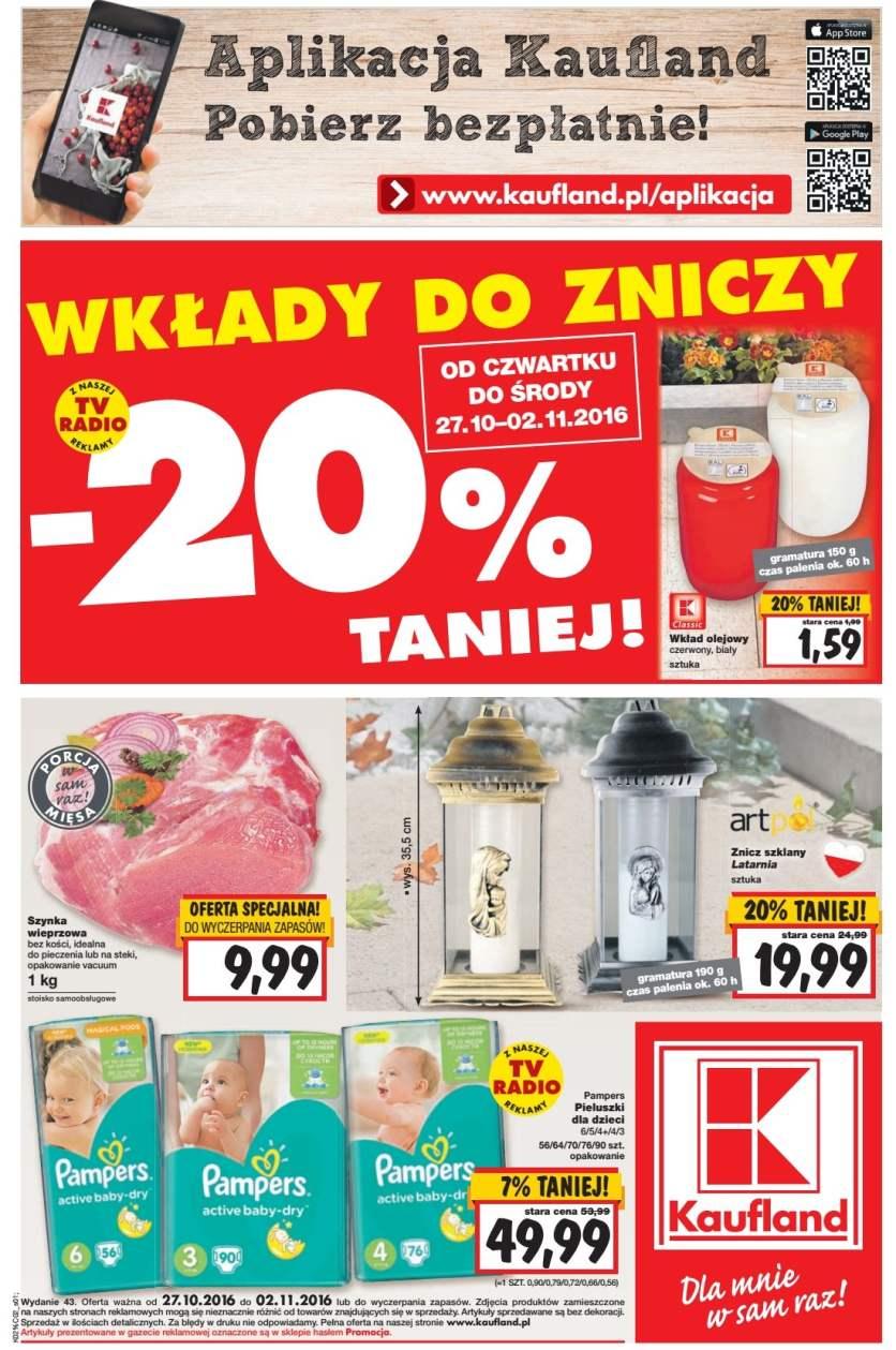 Gazetka promocyjna Kaufland do 02/11/2016 str.1
