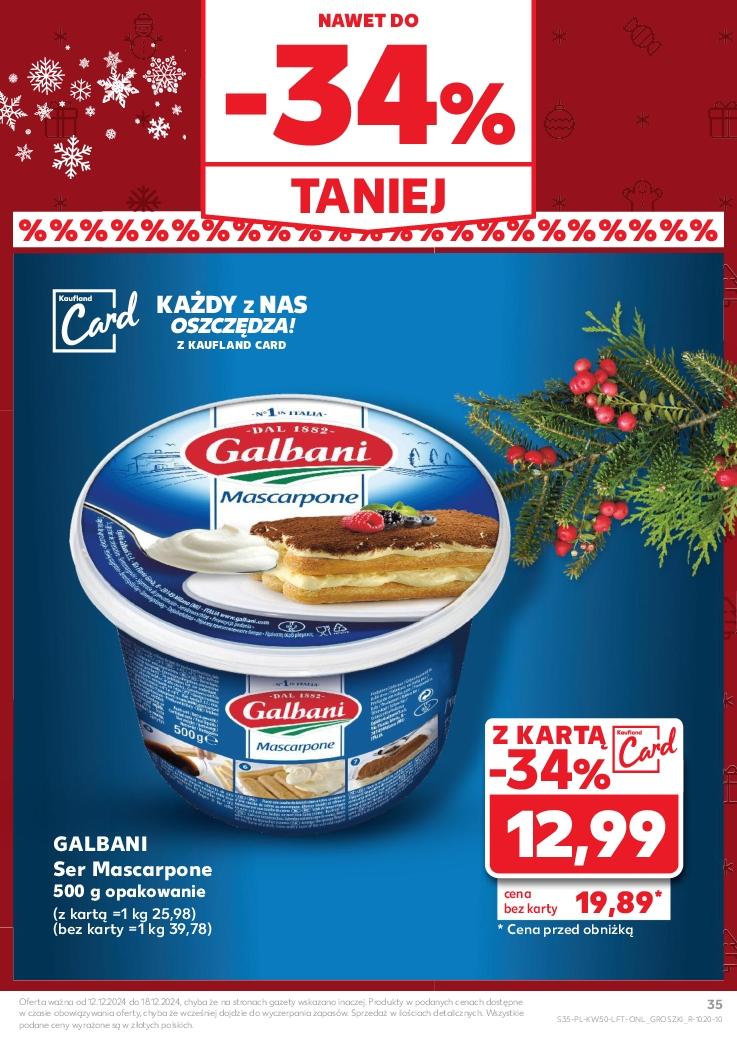 Gazetka promocyjna Kaufland do 18/12/2024 str.35