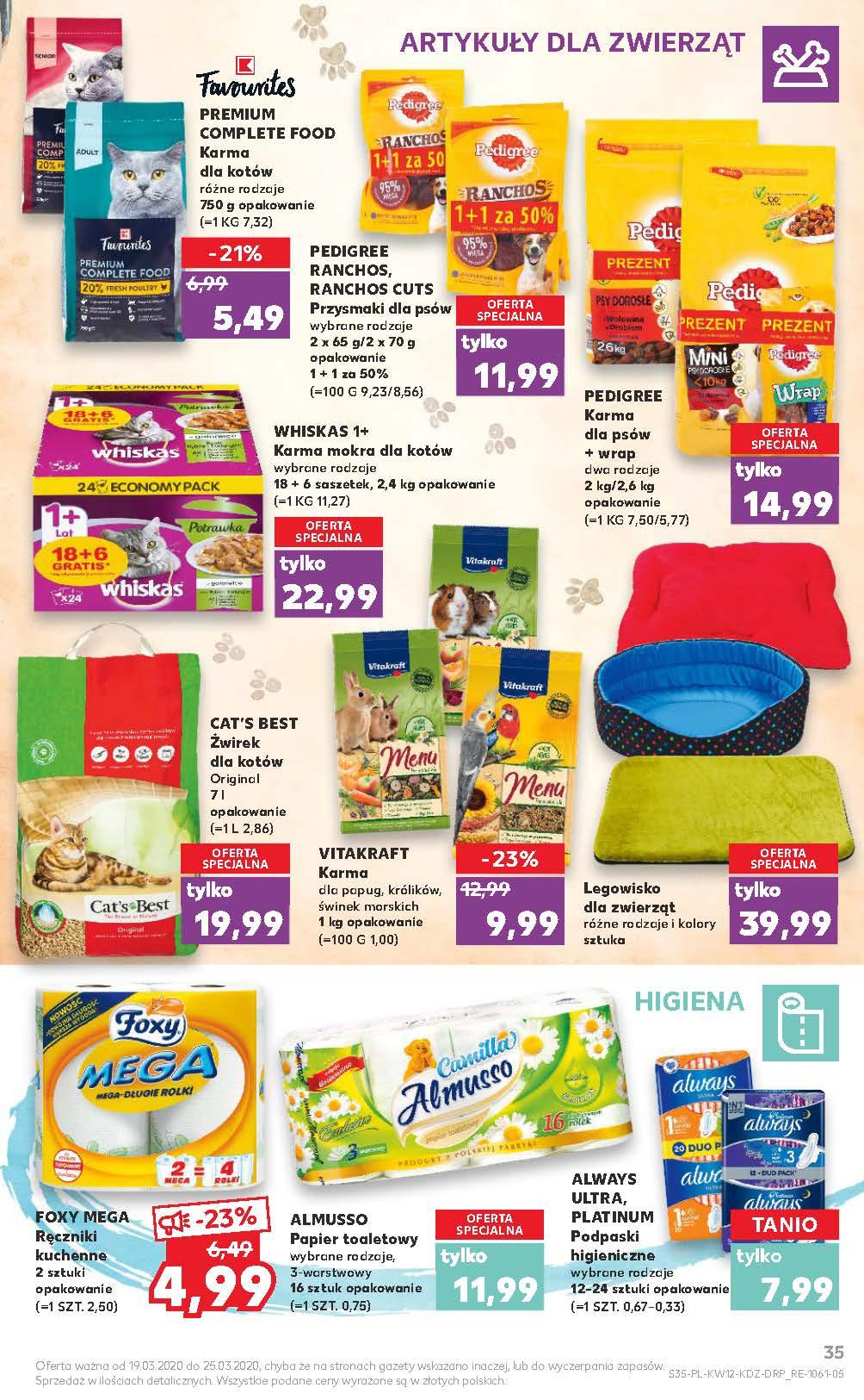 Gazetka promocyjna Kaufland do 25/03/2020 str.35