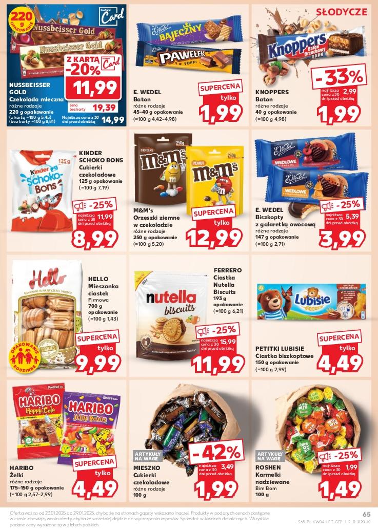 Gazetka promocyjna Kaufland do 29/01/2025 str.65