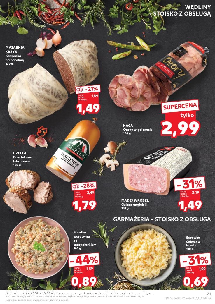 Gazetka promocyjna Kaufland do 02/10/2024 str.21