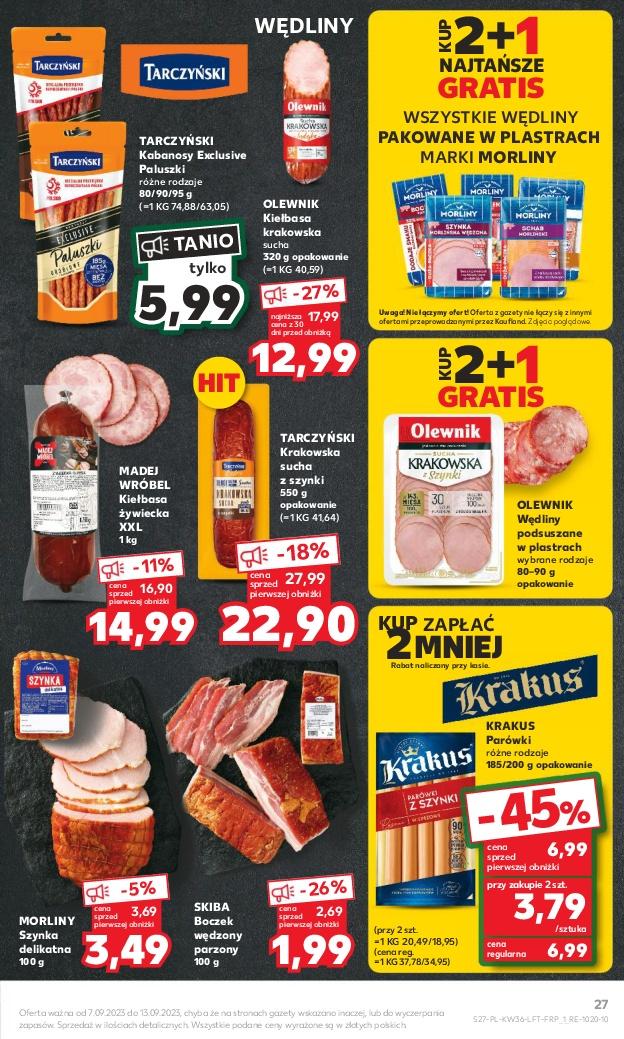 Gazetka promocyjna Kaufland do 13/09/2023 str.27