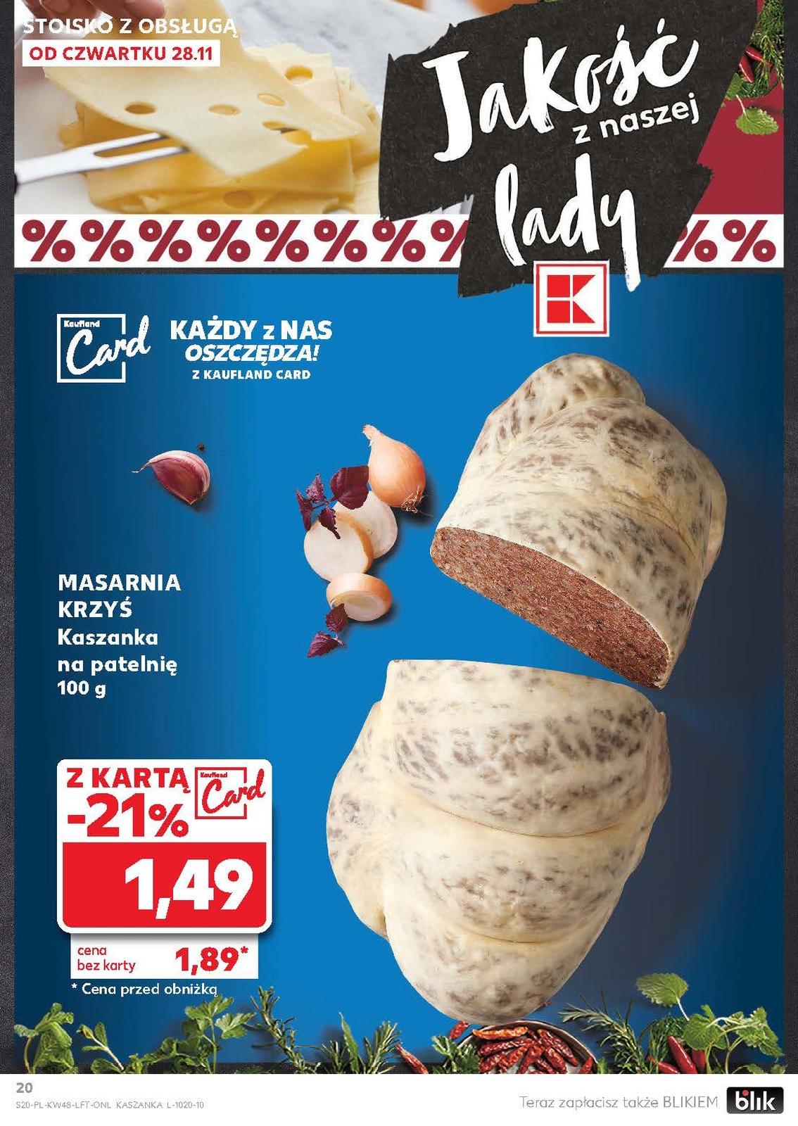 Gazetka promocyjna Kaufland do 04/12/2024 str.20