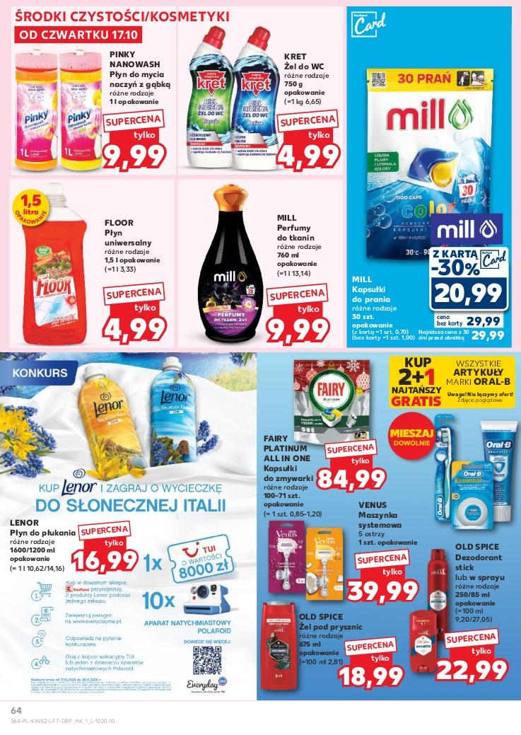 Gazetka promocyjna Kaufland do 23/10/2024 str.64