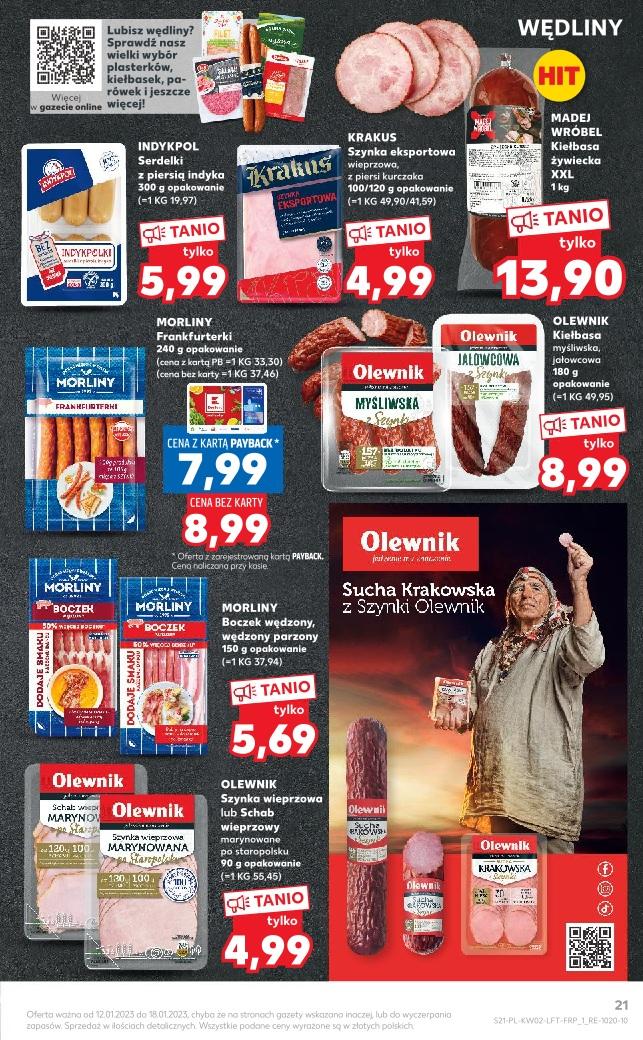 Gazetka promocyjna Kaufland do 18/01/2023 str.21