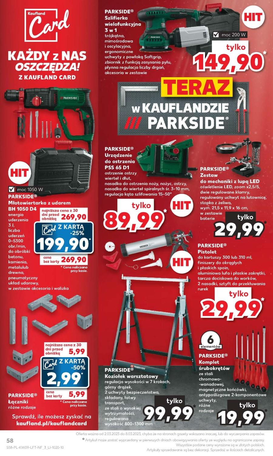 Gazetka promocyjna Kaufland do 08/03/2023 str.58