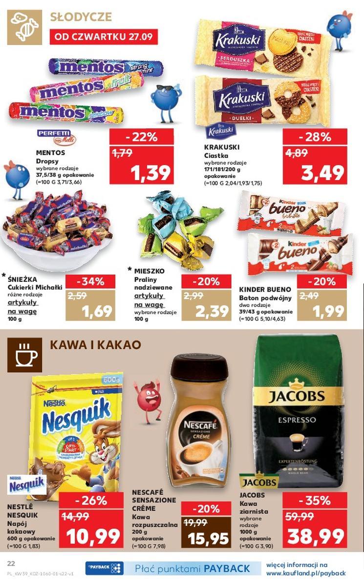 Gazetka promocyjna Kaufland do 03/10/2018 str.22