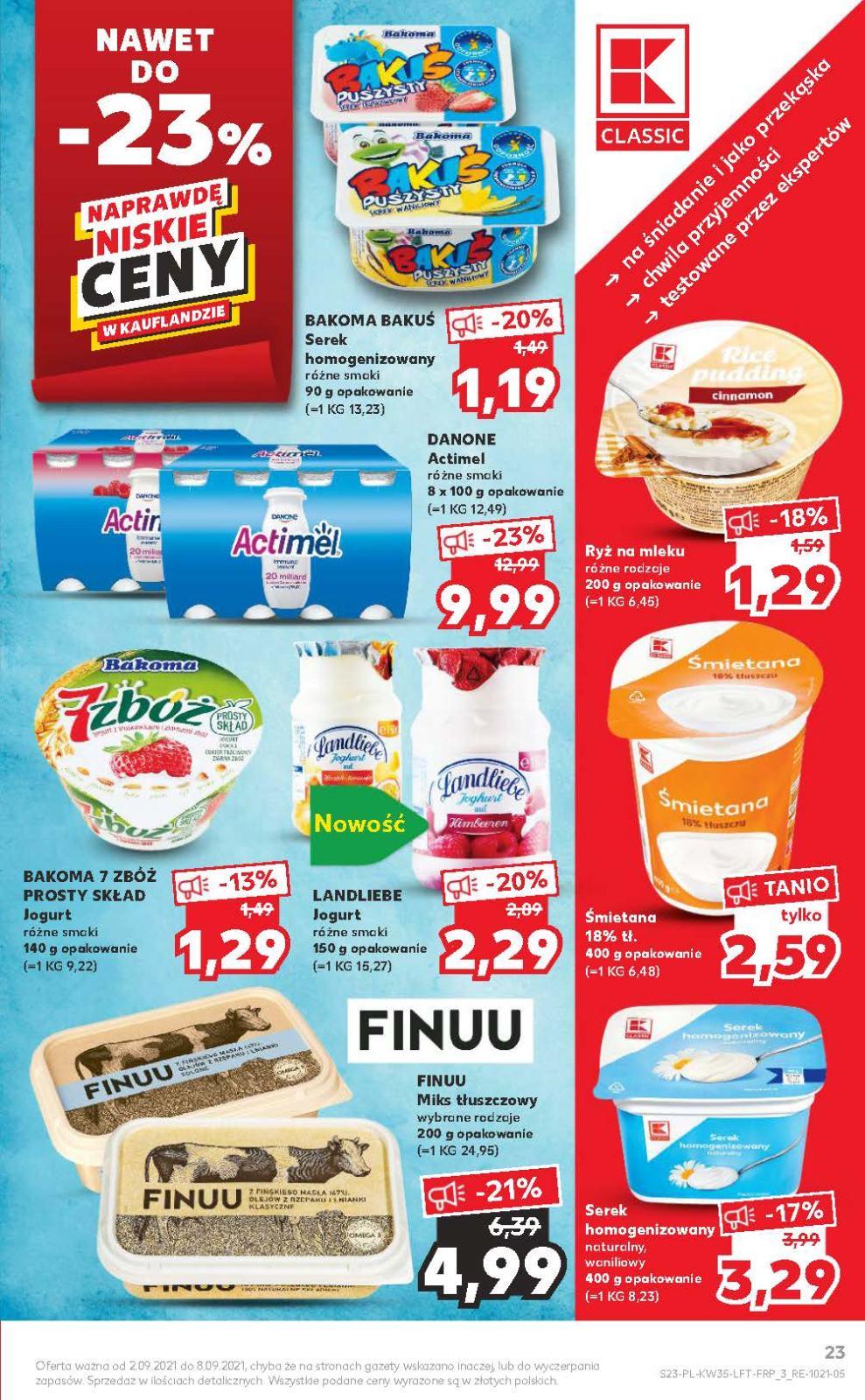 Gazetka promocyjna Kaufland do 08/09/2021 str.23