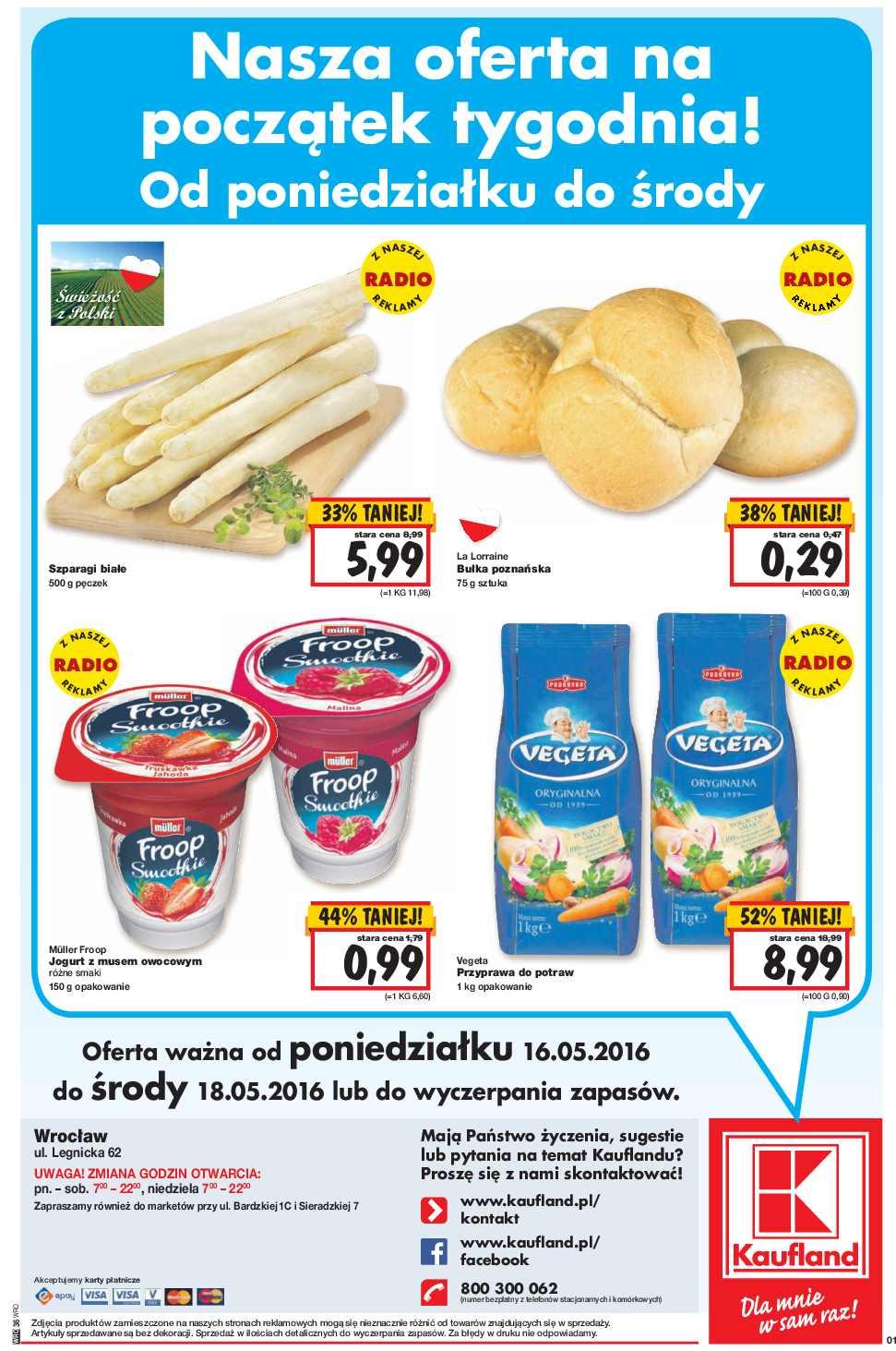 Gazetka promocyjna Kaufland do 18/05/2016 str.36